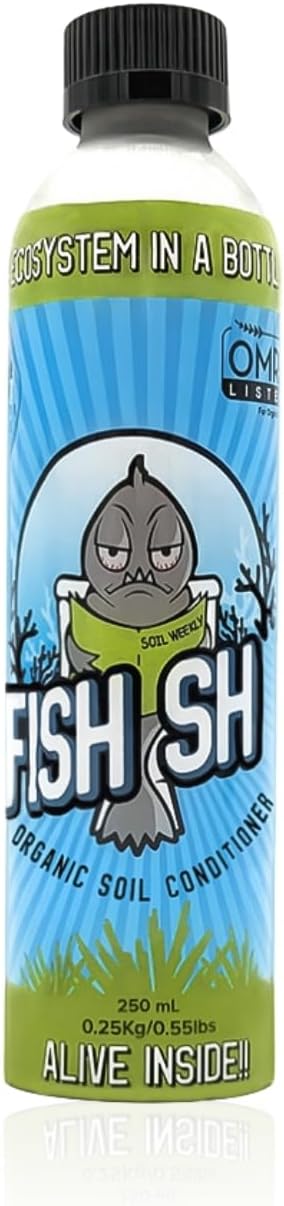 Fish Head Farms Organic Soil Conditioner for Yield and Flavor Enhancement. Improves Fertilizer Efficiency. Useful in Both Garden Soil and Hydroponics Applications. 250 mililiters