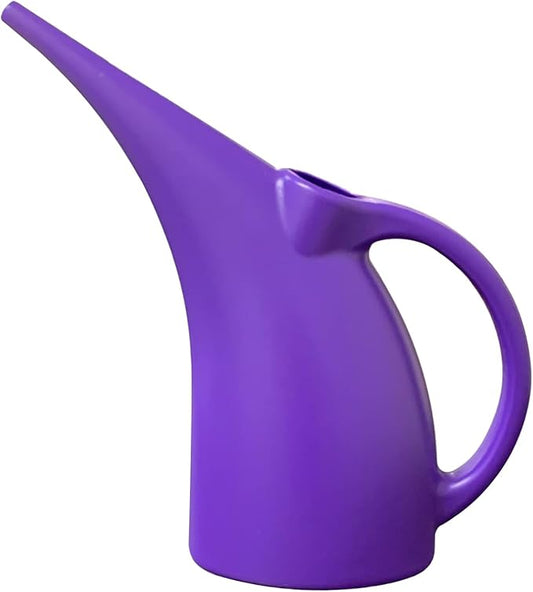 KP KOOL PRODUCTS Water Can 1/2 Gallon - Small Watering Can for Indoor Plants - Outdoor Water Can - Purple Plant Waterer - Plastic Watering Can for Garden
