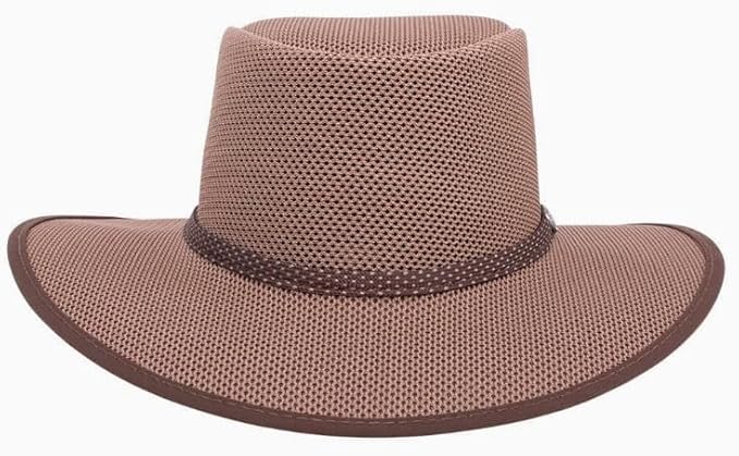 American Hat Makers Cabana Wide Brim Sun Hat | Handcrafted, Breathable, UPF 50 & Water-Resistant | Perfect for Outdoors