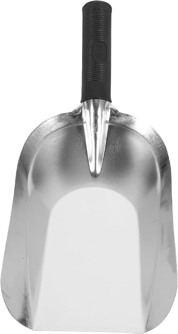 Kisangel Stainless Steel Square Shovel Small Gardening Hand Shovel Garden Hand Trowel Gardening Tools Digging Rural Small 201 Stainless Steel