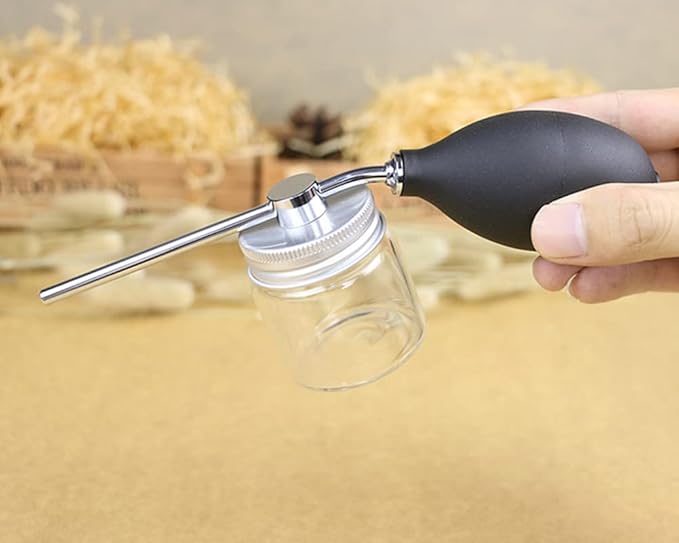 Diatomaceous Earth Applicator Garden Puffer Duster Powder Duster（Comprises a Shovel, a Hopper and a Powder Sprayer）