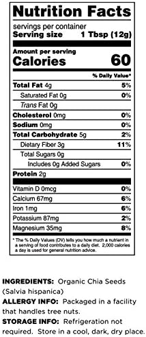 Terrasoul Superfoods Organic Black Chia Seeds, 7.5 Pounds (Pack of 3), Bulk Size, Non-GMO, Vegan, Gluten-Free