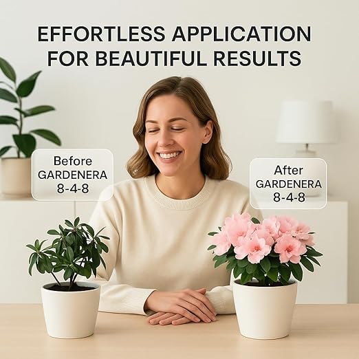 𝐁𝐄𝐒𝐓𝐒𝐄𝐋𝐋𝐄𝐑 Premium 8-4-8 Acidic Fertilizer for Azaleas, Camellias, Hydrangeas, Blueberries, Gardenias, Magnolia Trees, Evergreens and Rhododendrons - Ideal Iron-Rich Plant Food - 3 QUARTS