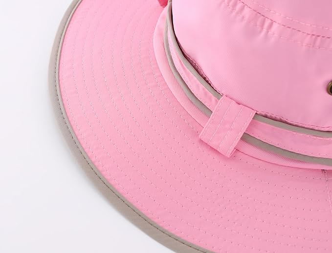 Home Prefer UPF50 Mens Sun Hat with Neck Flap Quick Dry UV Protection Cap Womens Wide Brim Fishing Hat Neck Flap Beach Garden