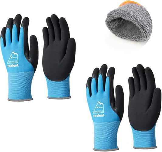 toolant Winter Work Gloves for Men & Women, Freezer Gloves with Super Durable & Grip, Insulated Liner for Cold Weather