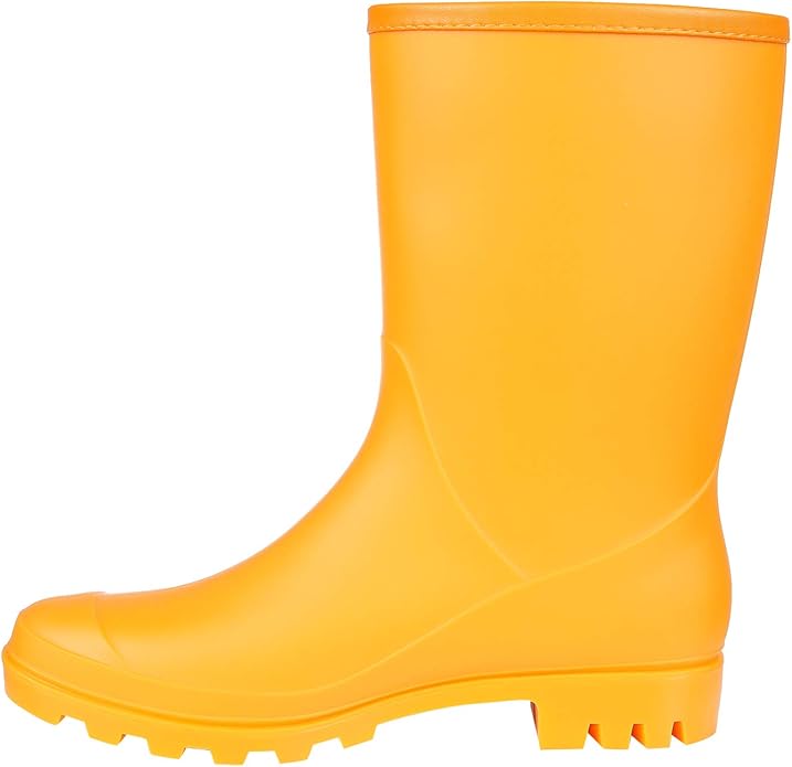 Evshine Women's Mid Calf Rain Boots Waterproof Garden Shoes