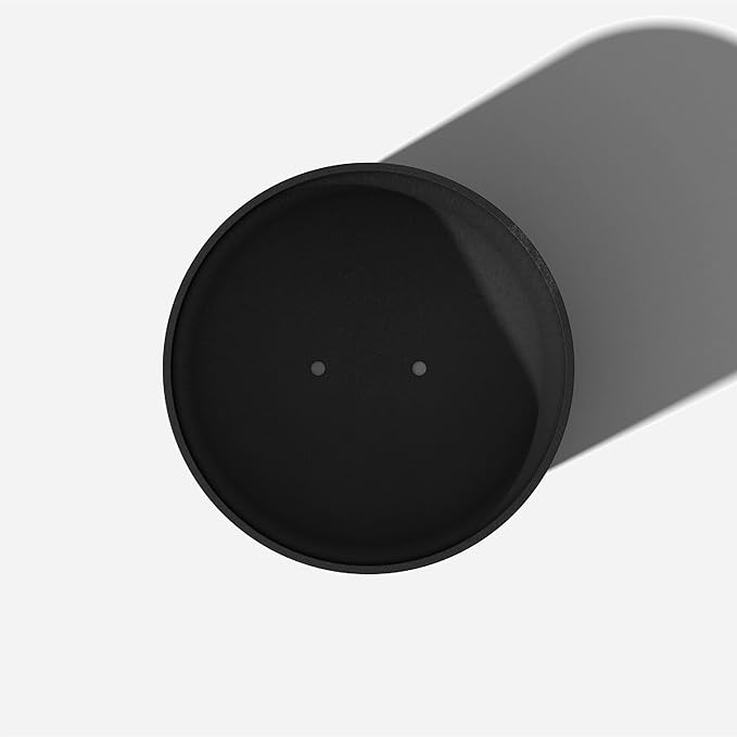 Veradek Round Black Plastic Planter Pots for Indoor/Outdoor Garden Use, with Drainage Holes, Suitable for Small to Large Succulent Plants, Flowers, Modern Interior Plants