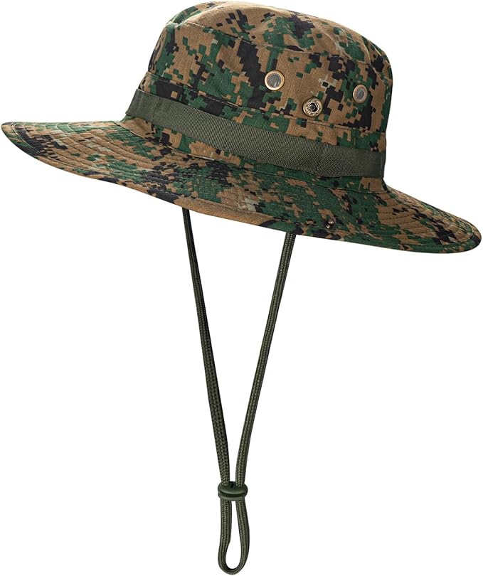Sun Hats for Men Women Boonie Hat UPF 50+ Bucket Hat Wide Brim UV Protection Fishing Hiking Safari Outdoor Hats