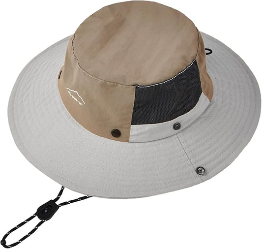 ZOORON Sun Hats for Teens Men Women Waterproof Fishing Hat UPF 50+ Bucket Hat Quick Dry Safari Hat for Beach Hiking Garden