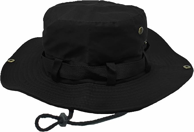 Glory Max Bucket Boonie Hat with Neck Flap Cover Sun Safari Wide Brim Fishing Garden Hiking Cap