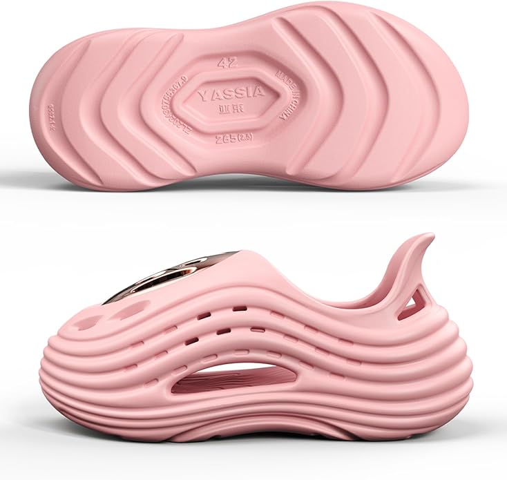 Unisex Breathable Wave Clogs - Lightweight Garden Shoes with Ventilation Holes, Non-Slip Indoor Outdoor Clogs for Men and Women