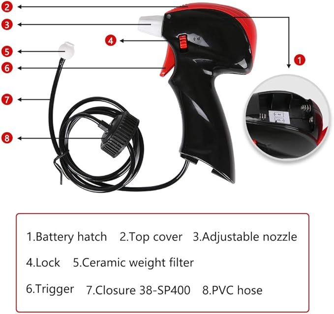 Automatic Electric Garden Sprayer with 34OZ Bottle for Multi-Purpose for Weeding, Fertilization and Household Cleaning