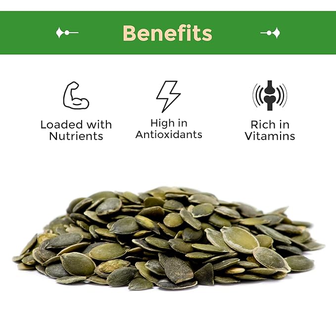 Sincerely Nuts - Raw Unsalted Shelled Pepitas Pumpkin Seeds | Healthy Antioxidant All Natural Snack Food or Toppings | Vegan, Kosher, Gluten Free Food | High in Protein 3(LB) Bag