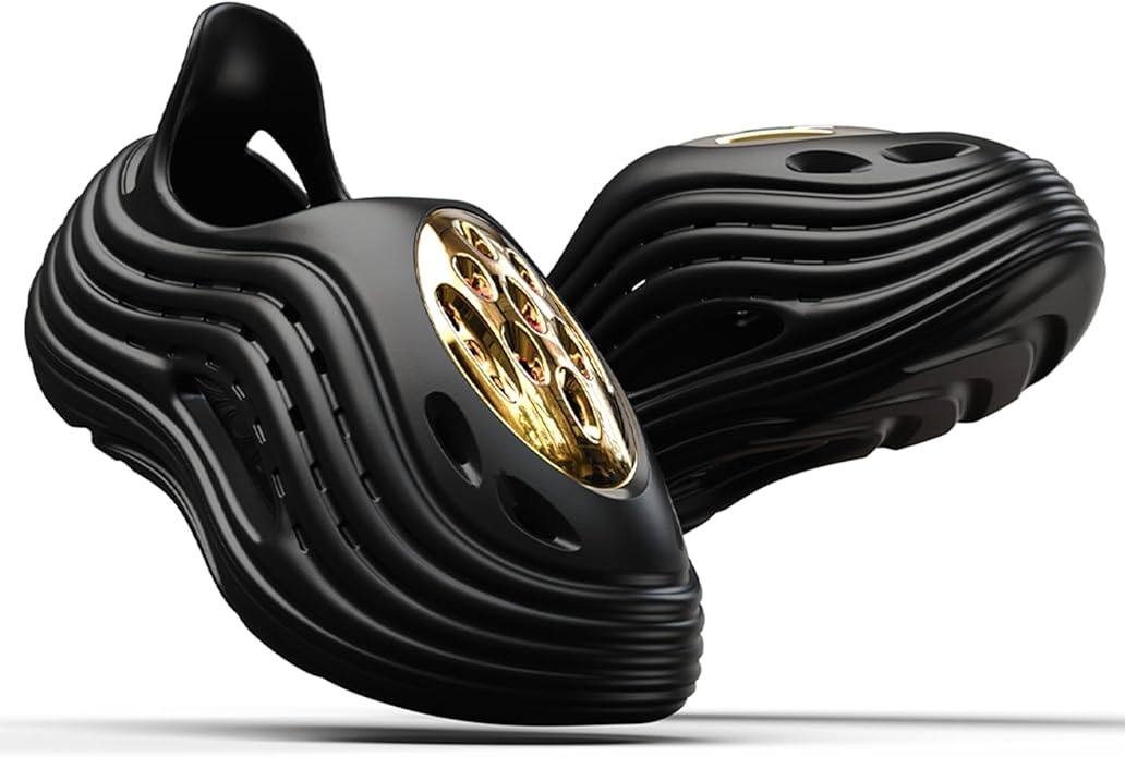 Unisex Breathable Wave Clogs - Lightweight Garden Shoes with Ventilation Holes, Non-Slip Indoor Outdoor Clogs for Men and Women