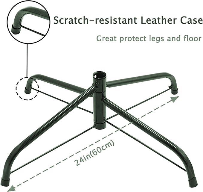 Juegoal 7 ft Pre-Lit Optical Fiber Christmas Artificial Tree, with LED RGB Color Changing Led Lights, Snowflakes and Top Star, Festive Party Holiday Fake Multicolor Xmas Tree with Sturdy Metal Legs