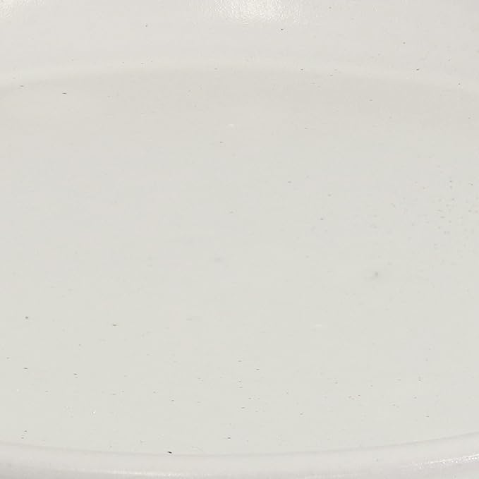 Sunnydaze 12-Inch Ceramic Plant Saucers - Plant Drip Trays for Outdoor Planter Flower Pot Drainage - Set of 2 - Pearl