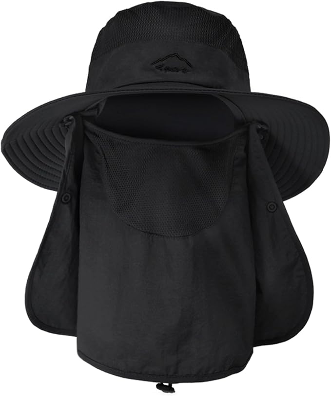 Sun Hats for Men Women Fishing Hat UPF 50+ Breathable Wide Brim Summer UV Protection Hat