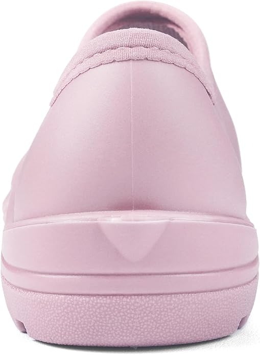 DKSUKO Waterproof Garden Shoe for Women Outdoor Slip-On Rain Boots Short Ankle Work Shoes and Garden Clogs with Comfort Insole