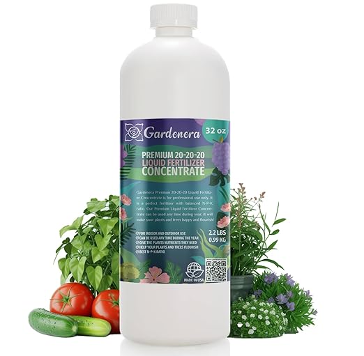𝐏𝐑𝐎𝐅𝐄𝐒𝐒𝐈𝐎𝐍𝐀𝐋 All-Purpose 20-20-20 Liquid Fertilizer Concentrate for Lawns, Grass, Plants, Vegetables, Fruits & Flowers | 20-20-20 Liquid Superfood for Indoor and Outdoor Plants (32 OZ)