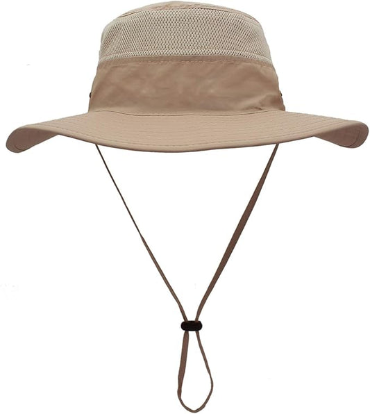 Home Prefer UPF 50+ Men's Sun Hat Wide Brim Bucket Hat UV Protection Hat for Mens Womens Beach Safari Gardening Golf Fishing
