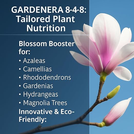 𝐁𝐄𝐒𝐓𝐒𝐄𝐋𝐋𝐄𝐑 Premium 8-4-8 Acidic Fertilizer for Azaleas, Camellias, Hydrangeas, Blueberries, Gardenias, Magnolia Trees, Evergreens and Rhododendrons - Ideal Iron-Rich Plant Food - 1 Quart
