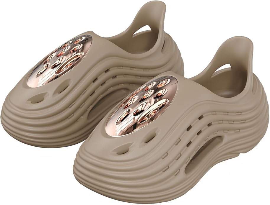 Unisex Breathable Wave Clogs - Lightweight Garden Shoes with Ventilation Holes, Non-Slip Indoor Outdoor Clogs for Men and Women