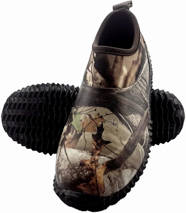 SYLPHID Men's Garden Shoes Women's Rain Shoe Waterproof Neoprene Camp Booties for Camping, Lawn Care, Gardening and Yard Work