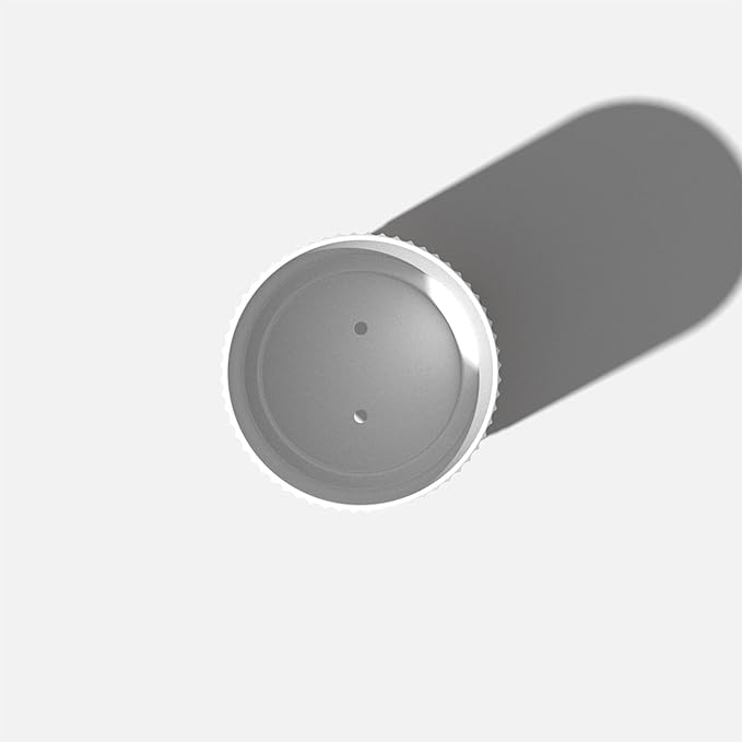 Veradek Demi Series Round Planter w/Stand for Porch/Patio | Durable Plastic-Stone Composite & Wooden Stand | Modern Décor for Tall Plants, Flowers