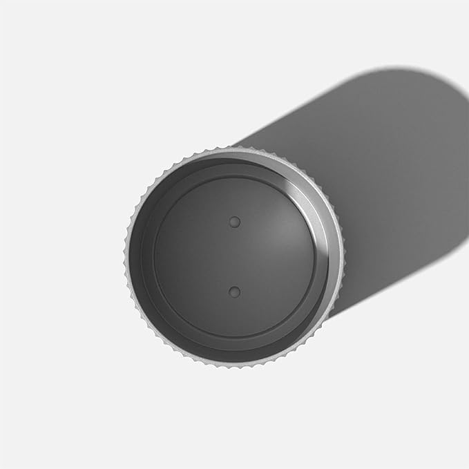 Veradek Demi Series Round Planter for Porch, Patio, Backyard | Durable Plastic-Concrete Material | Modern Décor for Tall Plants, Flowers