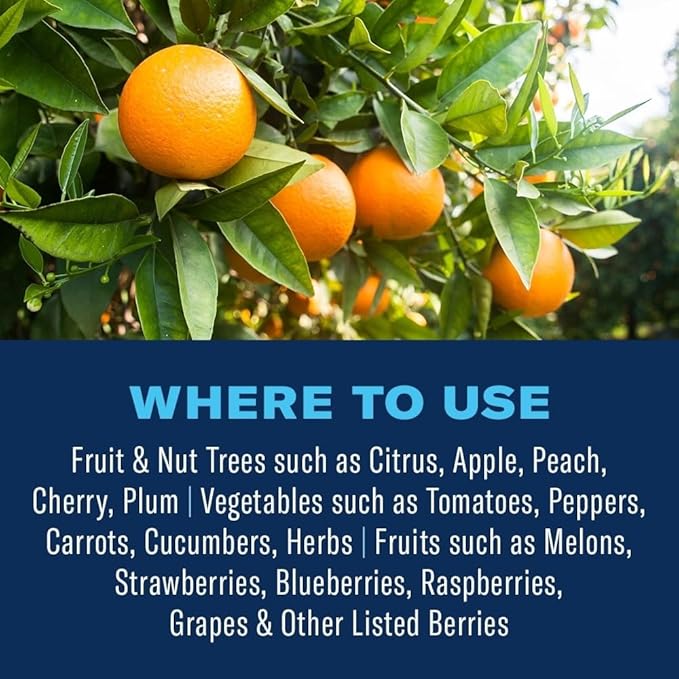 BIOADVANCED 701520A Fruit, Citrus & Vegetable Insect Control for Edible Gardening Concentrate, 32-Ounce