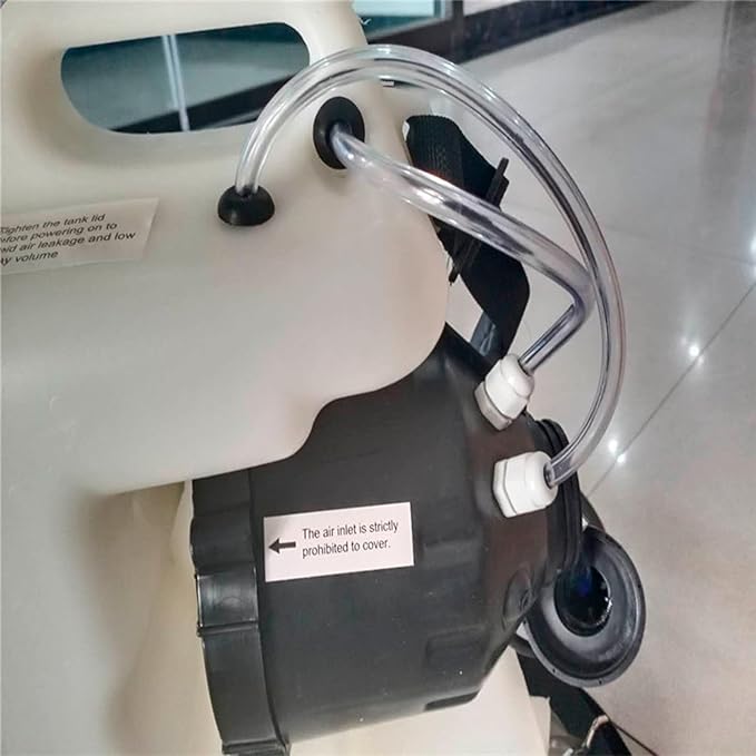 12L Electric ULV Cold Fogger Backpack with 3.17 Gallon Tank Commercial Sprayer Portable Fogger Sprayer Machine with 18" Extension for Large Area Coverage - Misting Machine