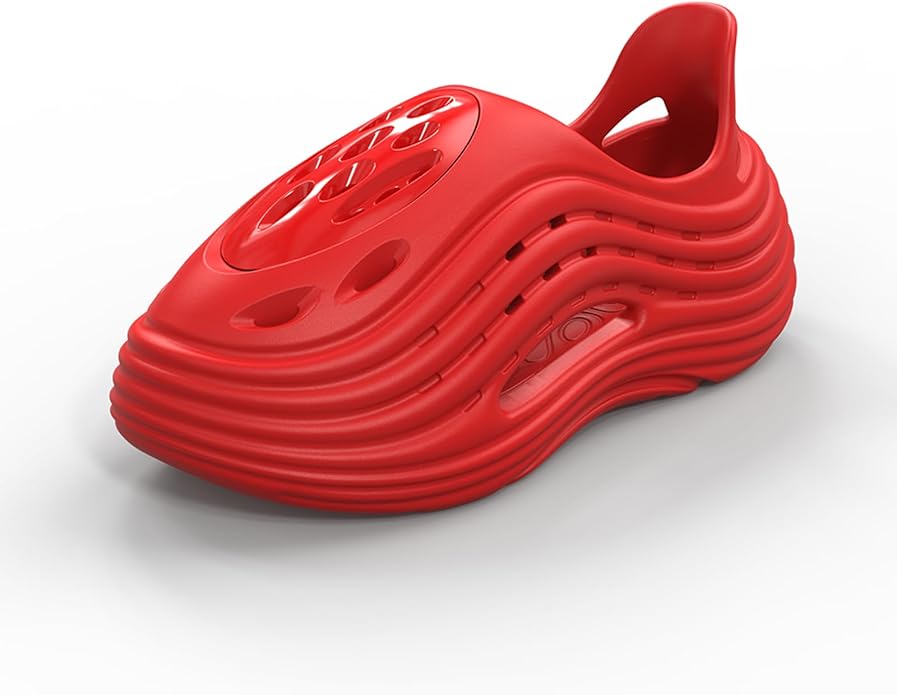 Unisex Breathable Wave Clogs - Lightweight Garden Shoes with Ventilation Holes, Non-Slip Indoor Outdoor Clogs for Men and Women