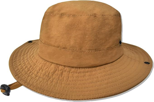 Sun Hats for Men Women Fishing Hat UPF 50+ Quick Dry Foldable Bucket Hat Adjustable Safari Hat for Beach Hiking