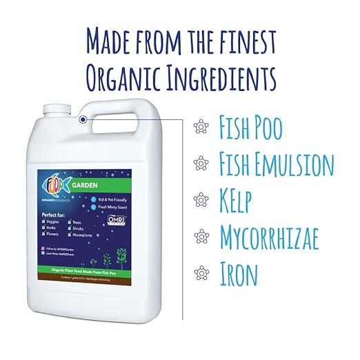 FOOP Garden Pump Bundle - Organic Liquid Plant Food Made from Fish Manure (with Fresh Minty Scent) | Perfect for Veggies, Herbs, Flowers, Trees, Shrubs | Kid & Pet Friendly (1 Gallon + Pump)