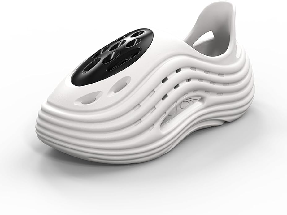 Unisex Breathable Wave Clogs - Lightweight Garden Shoes with Ventilation Holes, Non-Slip Indoor Outdoor Clogs for Men and Women
