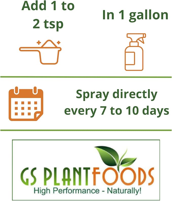 20-20-20 Plant Fertilizer by GS Plant Foods- All Purpose Water Soluble Plant Food with Kelp & Micronutrients (3 Pounds) - Suitable for All Plants, Turf, Indoor & Outdoor Plants