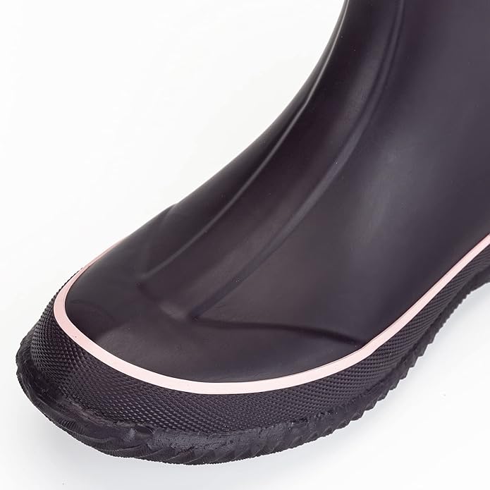 WTW Mid Calf Rain Boots for Women - Waterproof Insulated Neoprene Mud Boots Outdoor Hunting Garden Boots
