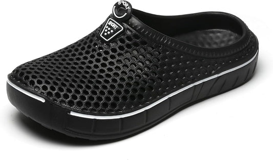 xsby Summer Breathable Mesh Sandals Beach Footwear Anti-Slip Garden Clog Shoes