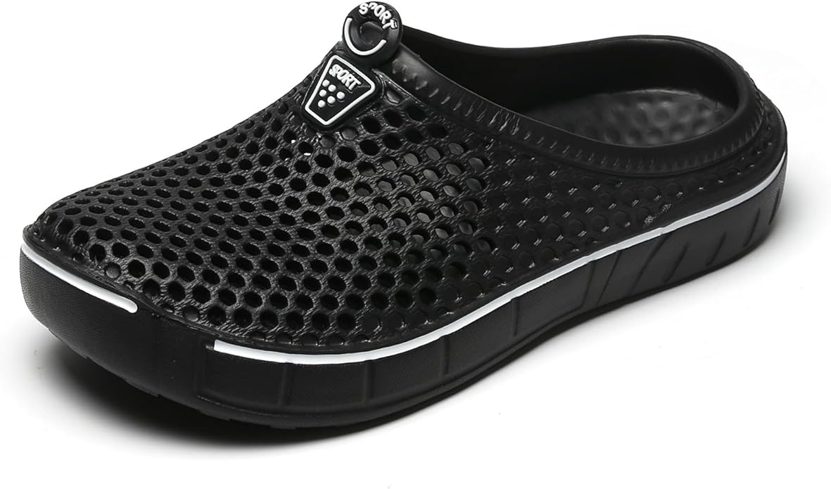 xsby Summer Breathable Mesh Sandals Beach Footwear Anti-Slip Garden Clog Shoes