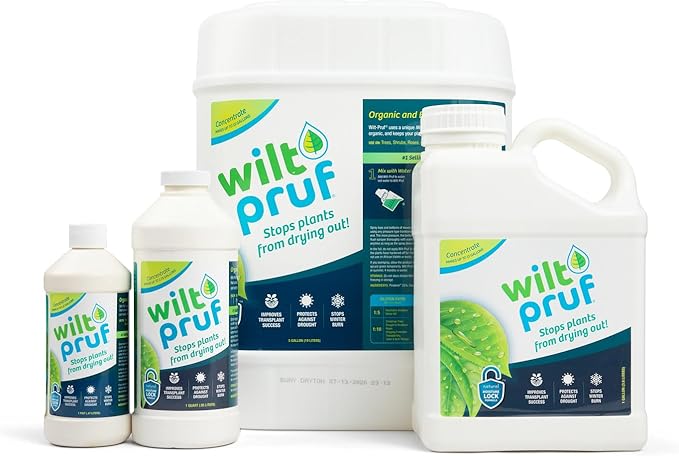 Wilt-Pruf® Concentrate | Organic Plant Protector | Professional-Grade Moisture Retention (32 oz)