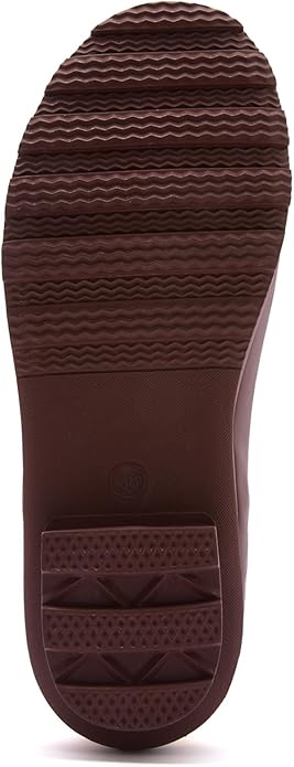 SWIFTFROG Rain Boots for Women - Waterproof Ankle Garden Shoes Anti-Slipping Floral Printed Rainboots for Ladies Stylish Light Ankle Rain Shoes, Women's Rain Footwear