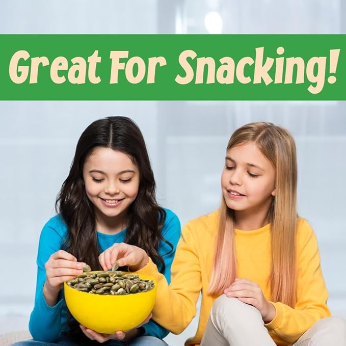 Sincerely Nuts Shelled Pepitas Pumpkin Seeds Salted (2 lb bag) | Delicious Nutrient Dense Low Carb Snack | High in Magnesium & Manganese Minerals |Gluten Free | Kosher |Great for Cooking