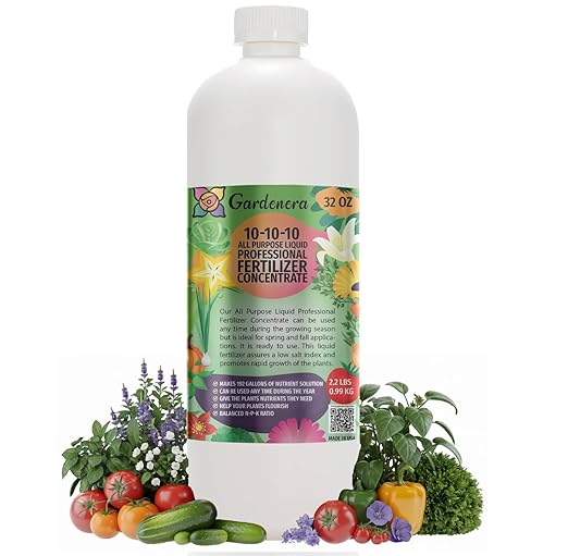 𝐁𝐄𝐒𝐓𝐒𝐄𝐋𝐋𝐄𝐑 Professional 10-10-10 All Purpose Liquid Fertilizer Concentrate - Plant Food Concentrate for Lawns, Trees, Plants, Vegetables, Fruits & Flowers - Makes 192 Gallons - (32 OZ)