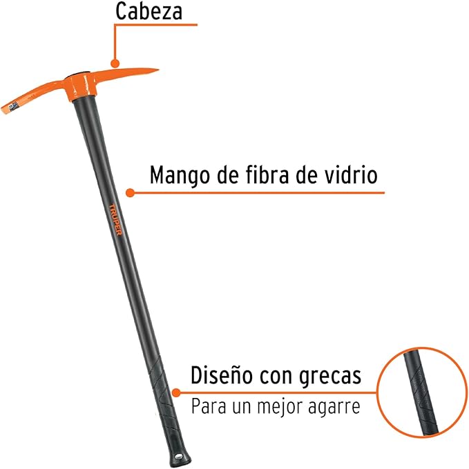 TRUPER TP-2.5M 2.5 lb Pick-Mattock