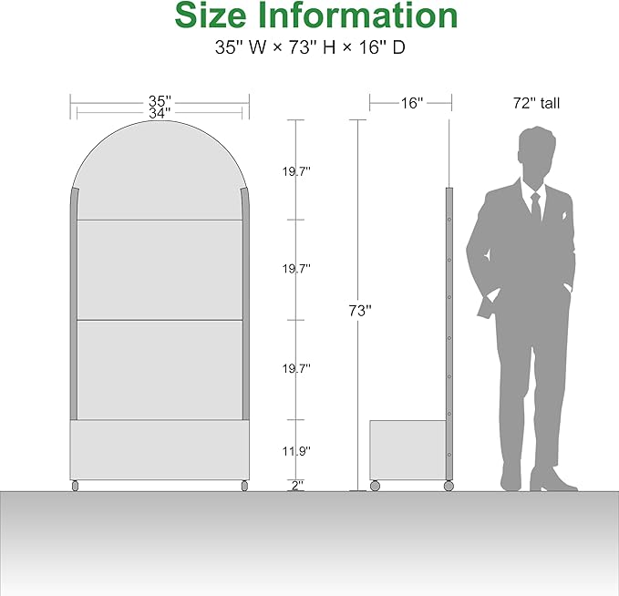 Casaphoria Metal Raised Garden Bed with Trellis and Wheels, 72"x35"x16" Arched Planter Box for Climbing Plants, Vegetables & Vines, Features Drainage Holes and Privacy Screen (Black-Helen)