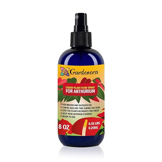 Professional ANTHURIUM Superfood Spray Mist for Home Gardening | Micro-Fungi Enriched Fertilizer Mist for Healthy Leaves & Growth | 18 Key Vitamins & Minerals forANTHURIUM Plants - 8oz