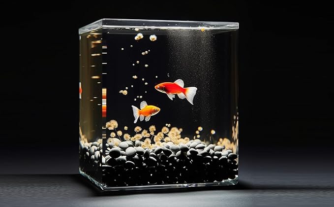 6 LBS River Rocks, StoneCreek, Decorative Garden Stones for Plant Landscaping, Polished Gravel Filler Pebbles for Home Decoration, Vases, Succulents, Flower Beds and Fish Tanks (Black, Medium)