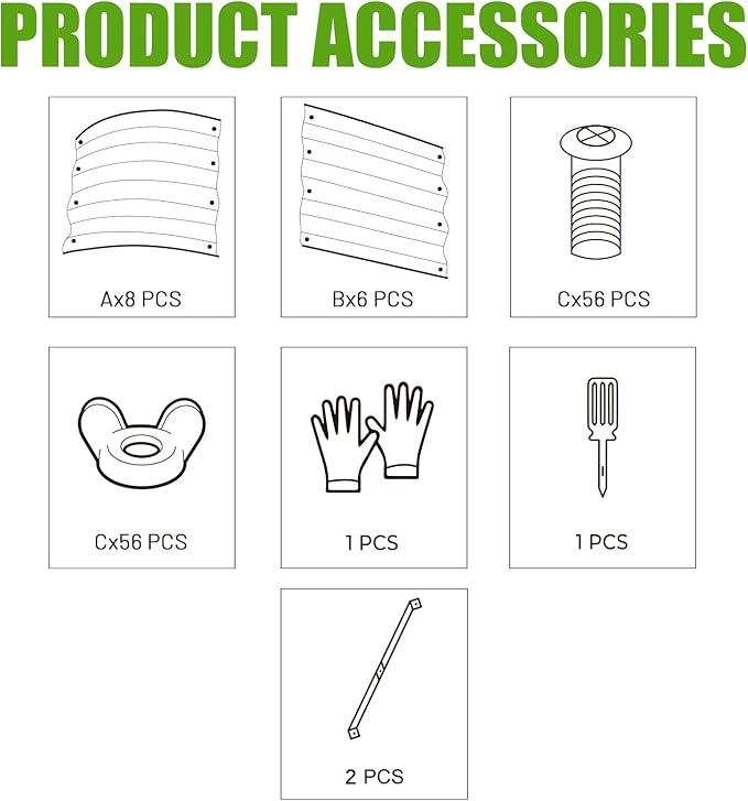 SnugNiture 6x3x1ft Raised Garden Bed Kit, Outdoor Oval Metal Garden Planter, Ground Planter Box for Gardening Vegetables Flowers, Brown