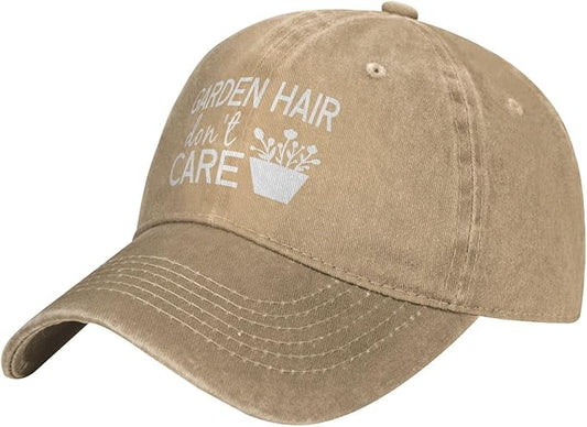 Women‘s Garden Hair Don’t Care Baseball Cap - Trucker Hat for Women - Stylish Cute Sun Hat
