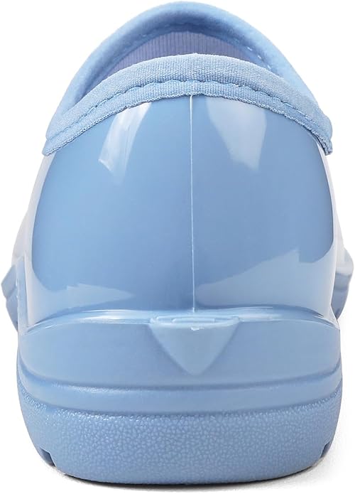 DKSUKO Waterproof Garden Shoe for Women Outdoor Slip-On Rain Boots Short Ankle Work Shoes and Garden Clogs with Comfort Insole